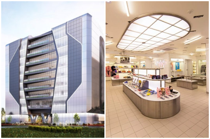 Gedung YG Entertainment, perusahaan hiburan besar di Korea Selatan.