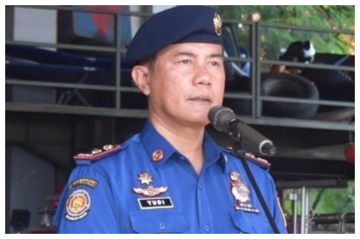 Kepala Dinas Pemadam Kebakaran Kabupaten Bogor, Yudi Santosa.