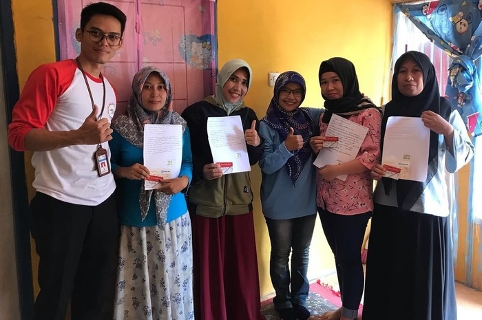 Penyaluran KKS untuk pengambilan bansos PKH BPNT.