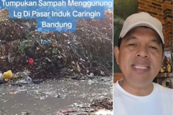Gubernur Jawa Barat, Dedi Mulyadi tegaskan pengelolaan sampah Pasar Tradisional Caringin dapat dilakukan dengan penyortiran dan pengolahan.