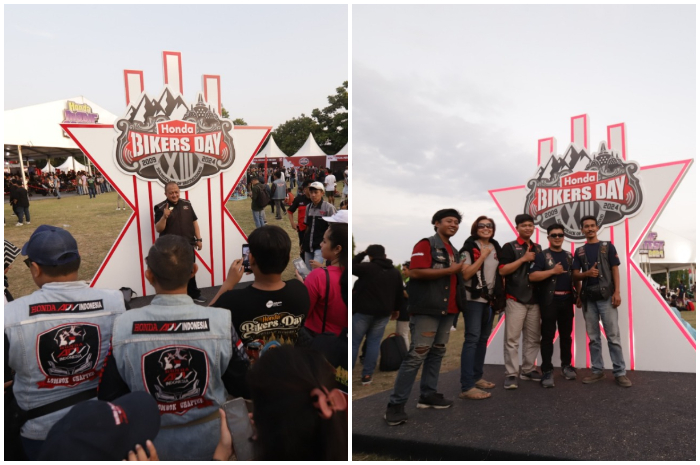 Dokumentasi Honda Bikers Day 2024 yang mempertemukan komunitas pecinta motor Honda dari berbagai daerah.