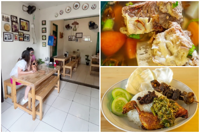 Suasana Kanaka Bintaro dan menu yang disediakan.