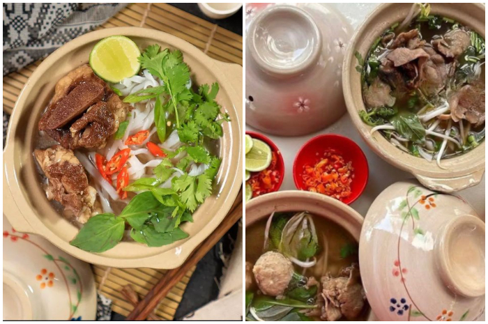 Dua porsi Pho daging dari Pho Tulang Vietnam