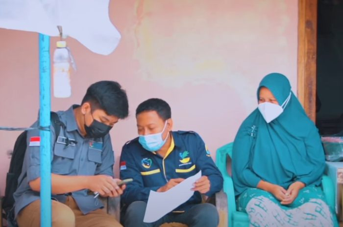 BANTUAN LANGSUNG TUNAI: Pendataan KPM Bansos.