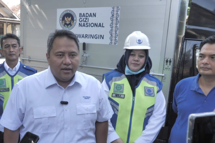 Direktur Utama Perumda Tirta Pakuan Kota Bogor Rino Indira Gusniawan