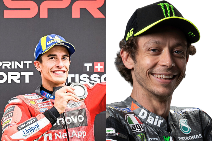 Marc Marquez dan Valentino Rossi