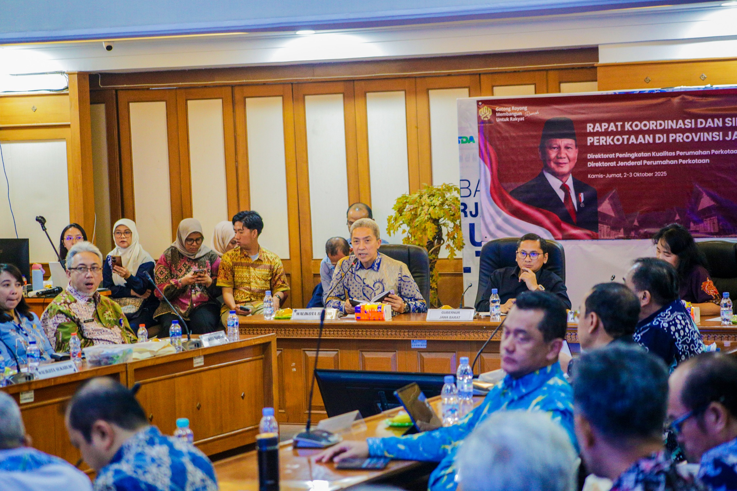Rakor Satu Juta Rumah Perkotaan Provinsi Jawa Barat di Bandung.