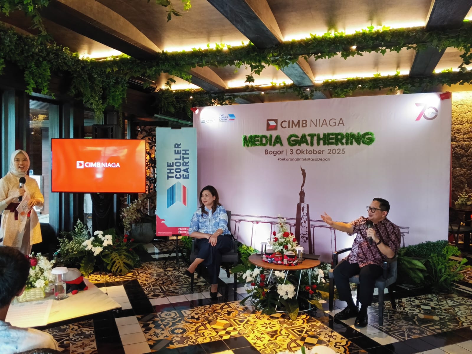 Media Gathering CIMB Niaga di Kota Bogor.