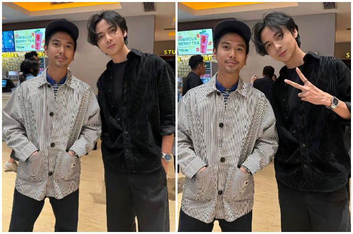 Potret Iqbaal Ramadhan bersama fansnya