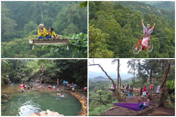 Suasana dan sejumlah fasilitas di kawasan&nbsp;Ranggon Hills Pamijahan Bogor