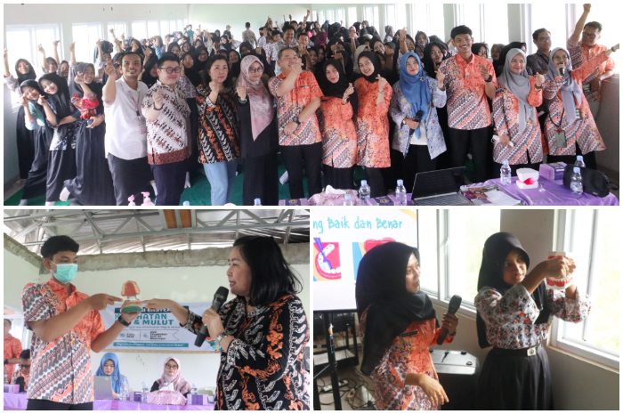Kegiatan&nbsp;SIKANCIL Go To School oleh&nbsp;RSUD Raden Mohamad Noh Nur di&nbsp;SMK Kesehatan Prof. Dr. Moestopo