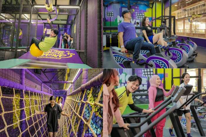 Superpark Pondok Indah Mall di kawasan Kebayoran Lama, Jakarta Selatan.