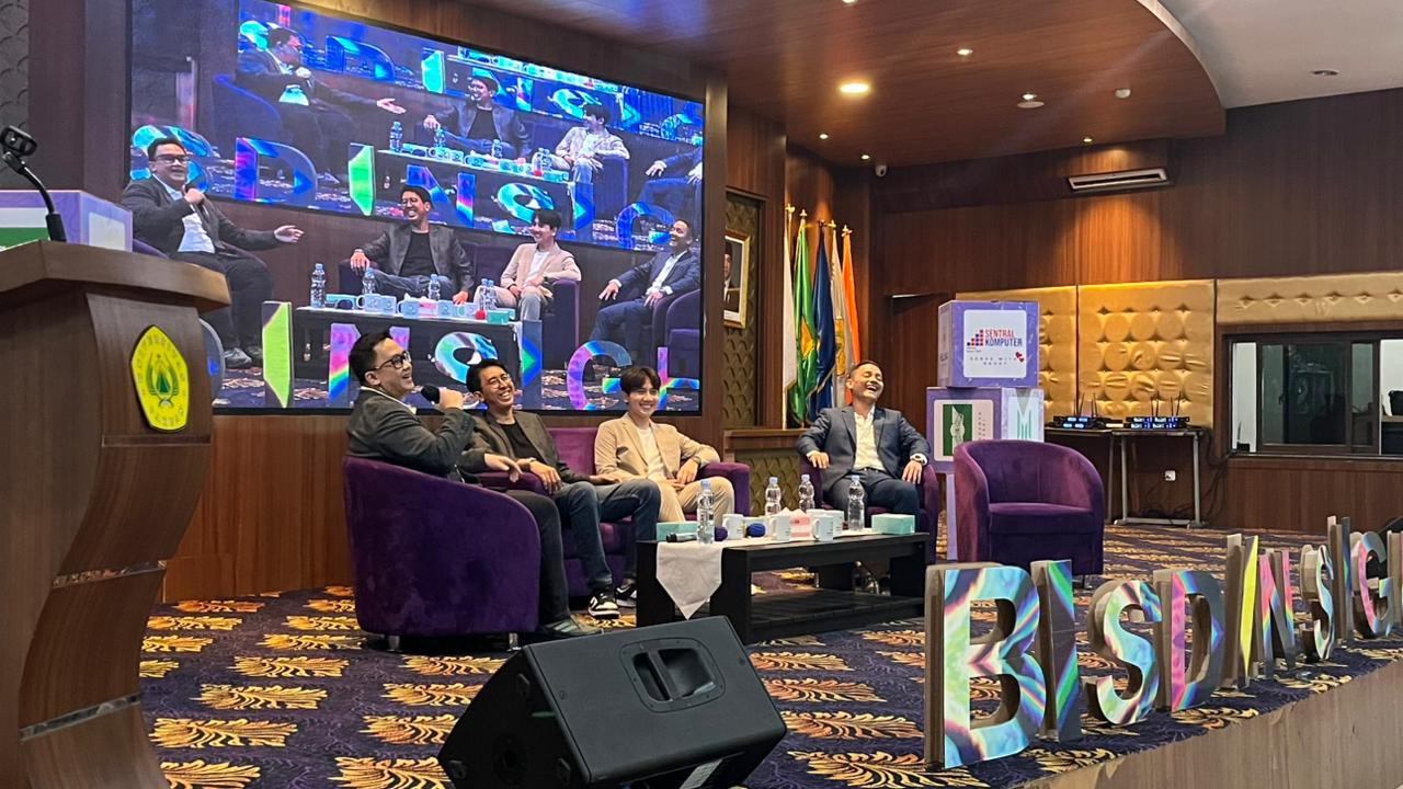 Talkshow inspiratif "Bisd Insight: Seizing the Digital Era" yang digelar Himpunan Mahasiswa Bisnis Digital FEB Unpak Bogor.