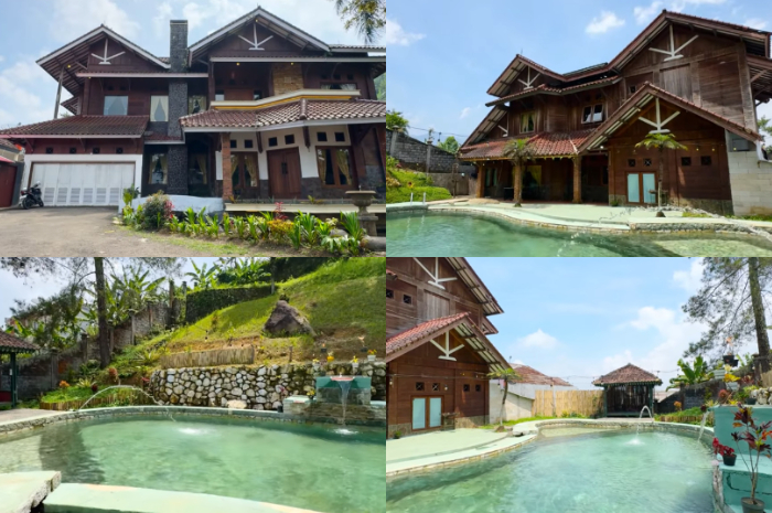 Villa Kayu Cahaya di Cisarua, Bogor