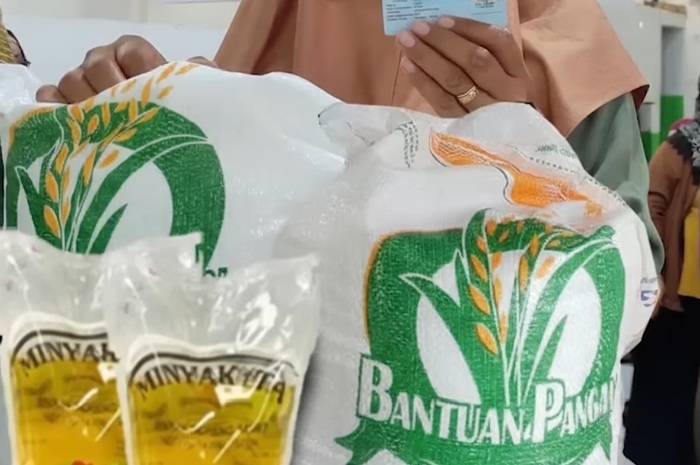 Ilustrasi: Bansos pangan BPNT sudah mulai didistribusikan.