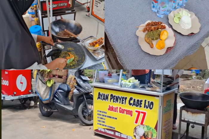 Kuliner murah di Taman Heulang Bogor Ayam Penyet Cabe Ijo