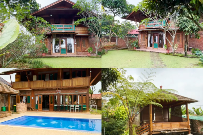 Villa Rumah Kupu-Kupu di Puncak Bogor