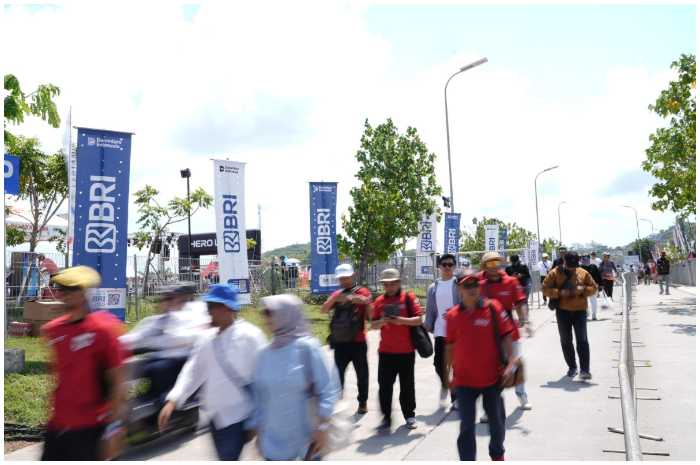 BRI mendukung perhelatan MotoGP Mandalika 2025 seri ke 18 untuk musim ini.