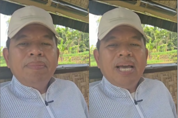 Gubernur Jawa Barat Dedi Mulyadi menyampaikan terkait persoalan tambang di Parung Panjang, Kabupaten Bogor.