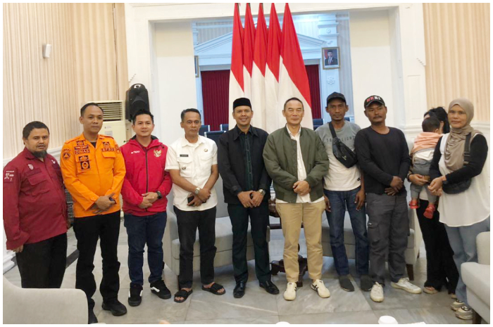 Dua ABK yang sempat minta pulang saat berada di Balai Kota Bogor.