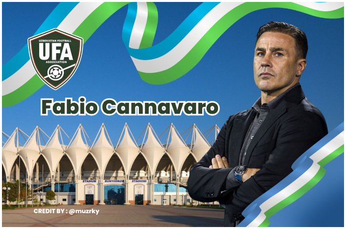 Fabio Cannavaro resmi jadi Pelatih Kepala Uzbekistan.