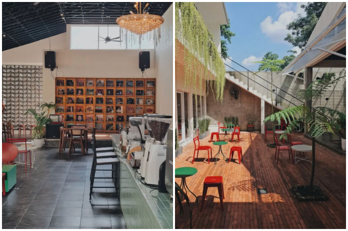 suasana indoor dan outdoor sebelas tiga puluh coffee house