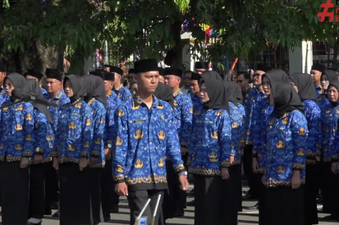 Ilustrasi pegawai PPPK dan PNS