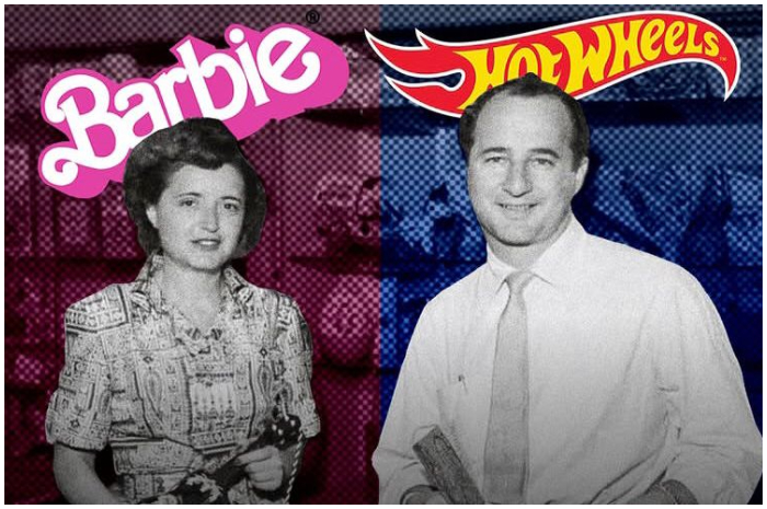 Ruth dan Elliot Handler, pasangan suami istri ini adalah pencetus Barbie dan Hot Wheels.