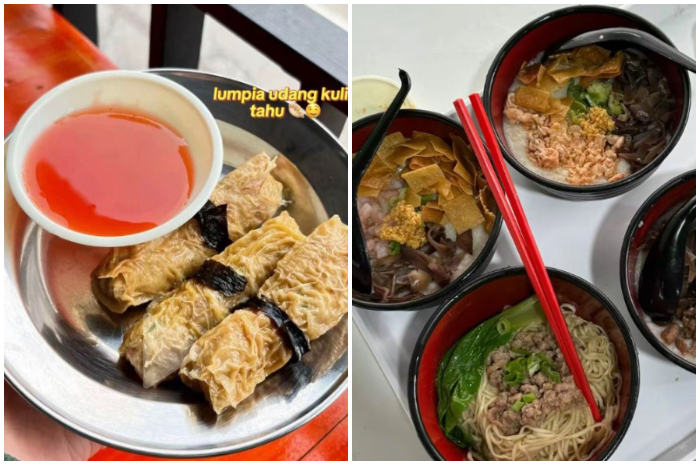 Menu yang disajikan di Tiga Centong Bubur, Kota Depok.