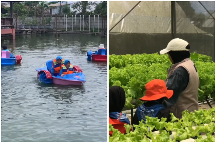 Suasana Nabila Farm, Wisata Edukasi Lembang, Kota Bandung.