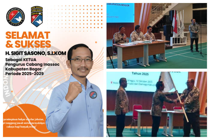 Sigit Sasono terpilih secara aklamasi sebagai Ketua Pengurus Cabang INASSOC Kabupaten Bogor Masa Bakti 2025&ndash;2029.