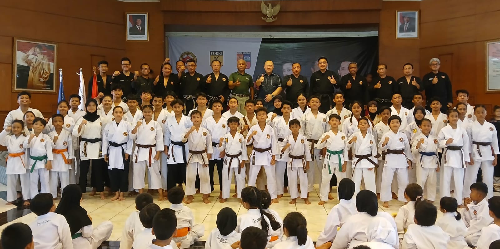 Pelepasan kontingen kejurnas BKC Kota Bogor.