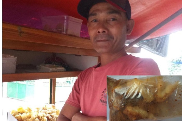 Penjual jajanan anak SD di Bogor, Batagor Aa.