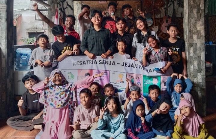 Mahasiswa IPB University ajak anak-anak jalanan untuk tidak takut mengejar impiannya.