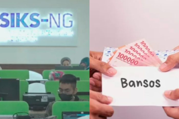 Ilustrasi pengecekan pencairan bansos
