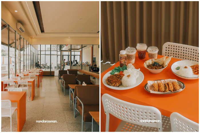 Salah satu ruangan indoor yang ada di Koat Coffee Kota Depok