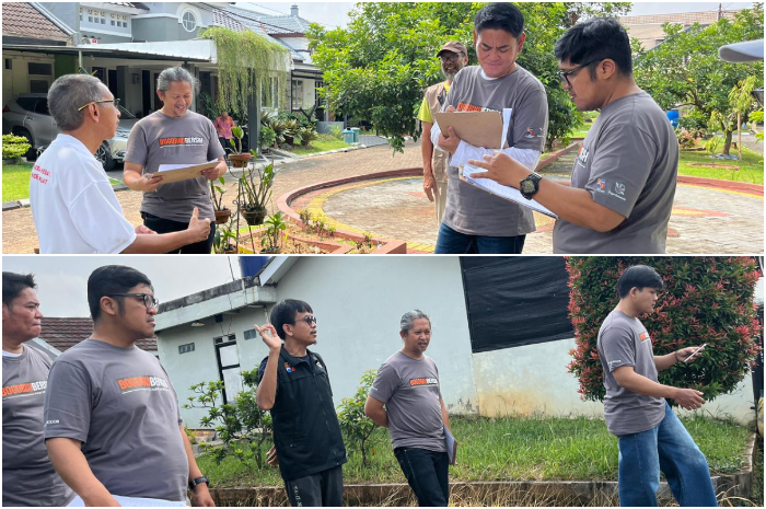 Juri Bogorku Bersih saat melakulan penilaian di kawasan perumahan.