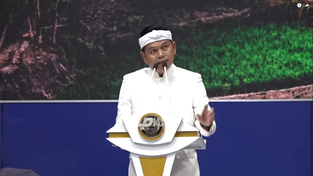 Gubernur Jawa Barat saat berpidato di depan Abdi Nagri Pemprov Jabar.&nbsp;