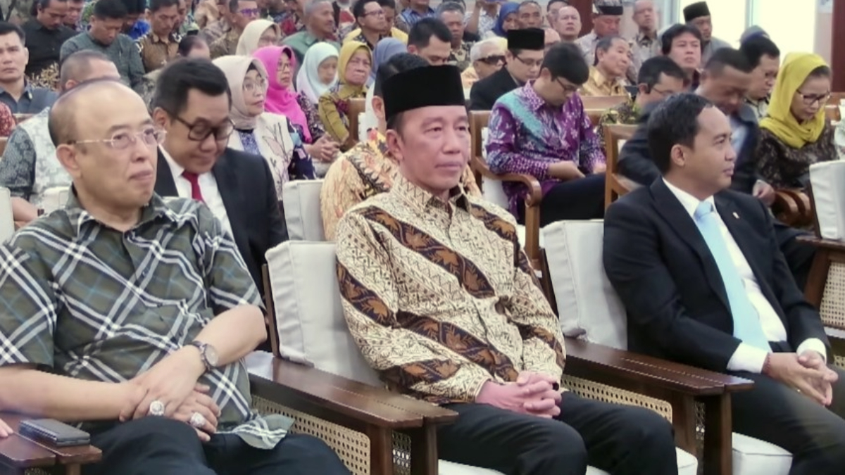 Jokowi hadiri Rapat Senat Terbuka Peringatan Dies Natalis ke-62 Fakultas Kehutanan UGM.