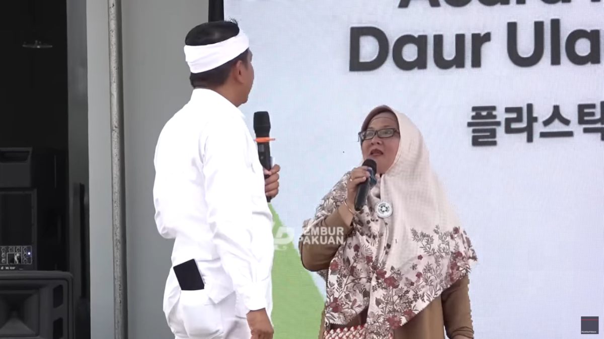 Gubernur Jawa Barat Dedi Mulyadi dan Siti Fatinah
