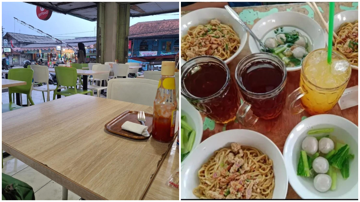Menu Mie Ayam Baso Apollo yang ramah di kantong dan rasa lezat.