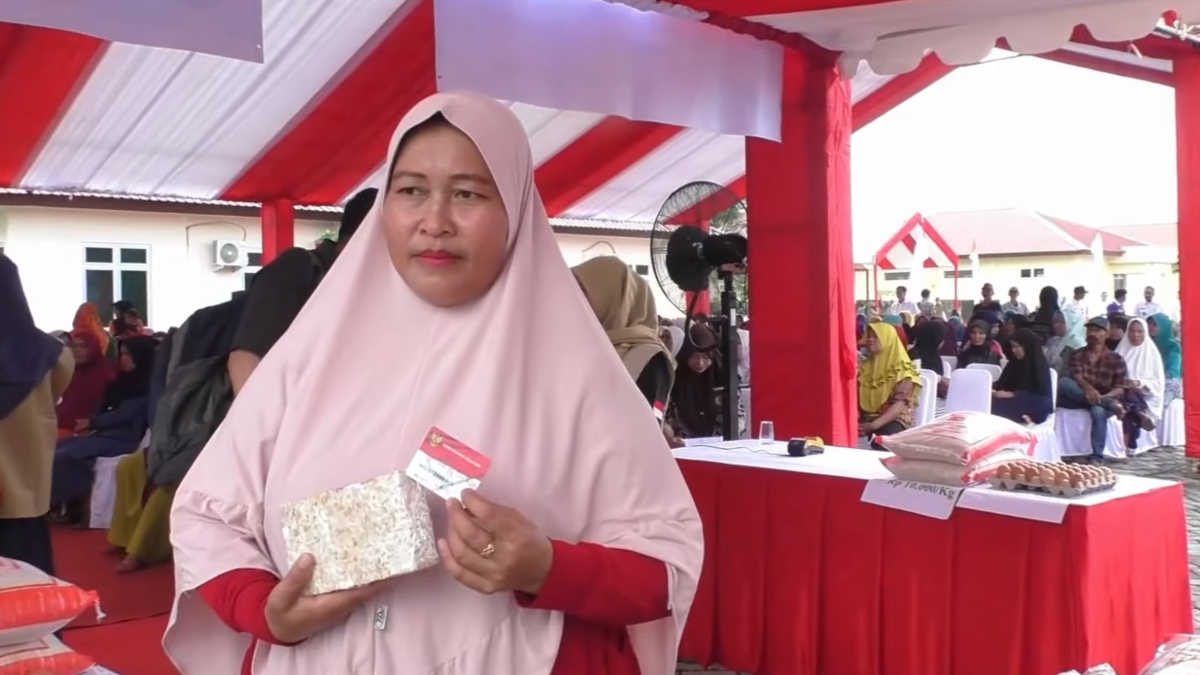 Ilustrasi KPM penerima bansos