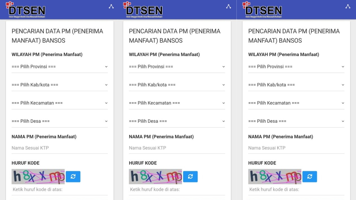 Begini penampakan saat KPM periksa bansos program BLT Oktober 2025.