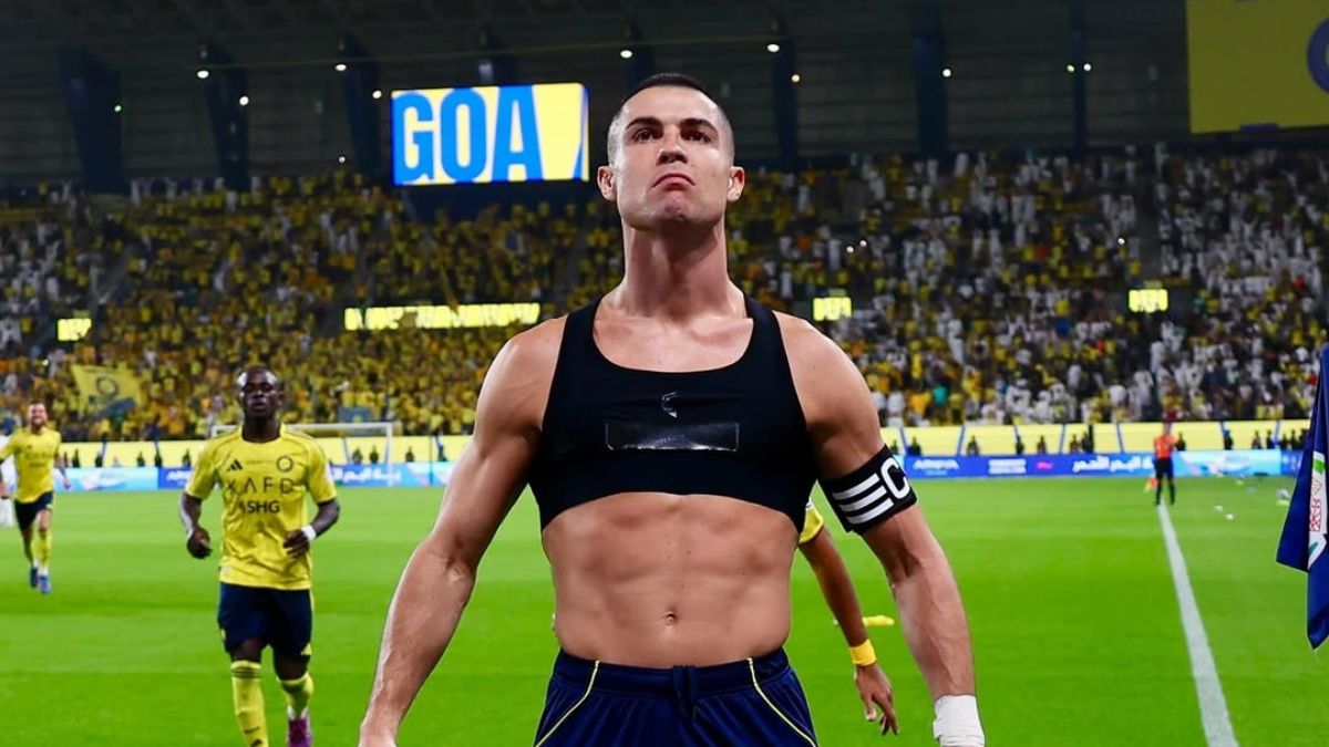 Cristiano Ronaldo mencetak satu gol saat Al Nassr melawan Al fateh.