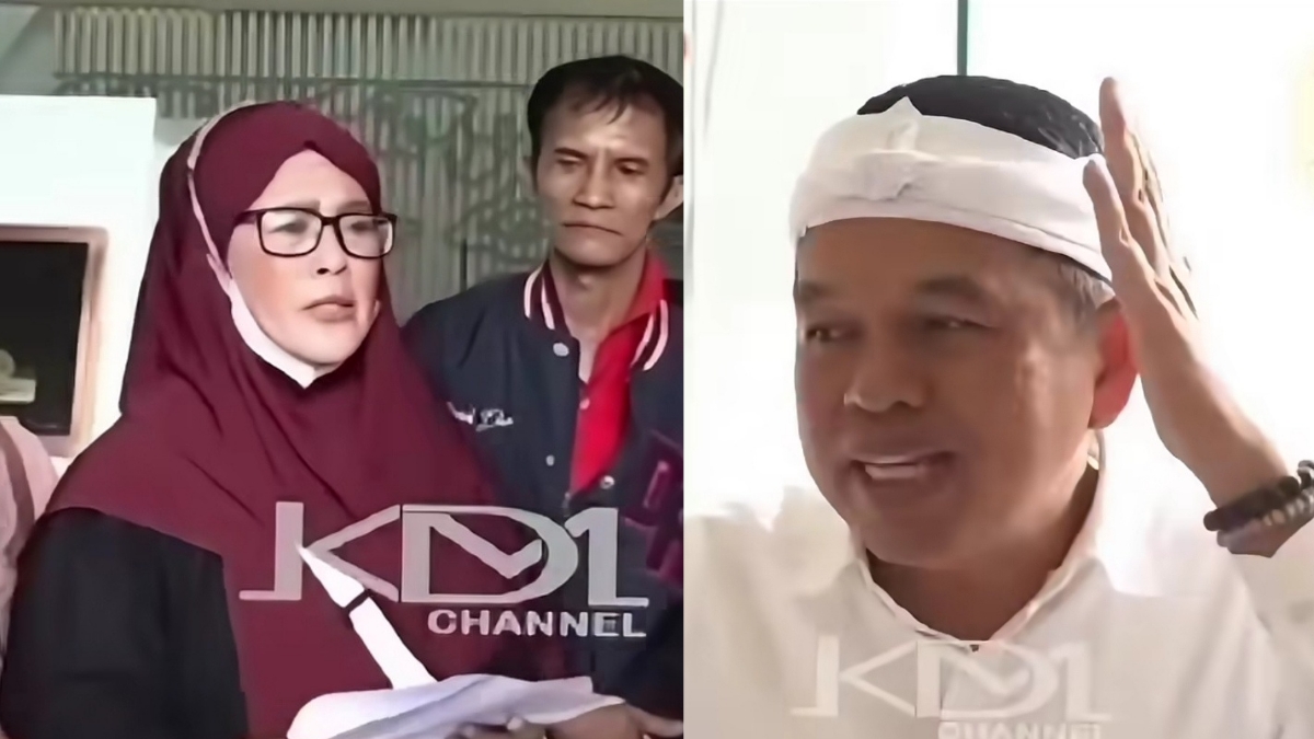 Gubernur Jawa Barat bertemu dengan wanita yang diduga korban penipuan.