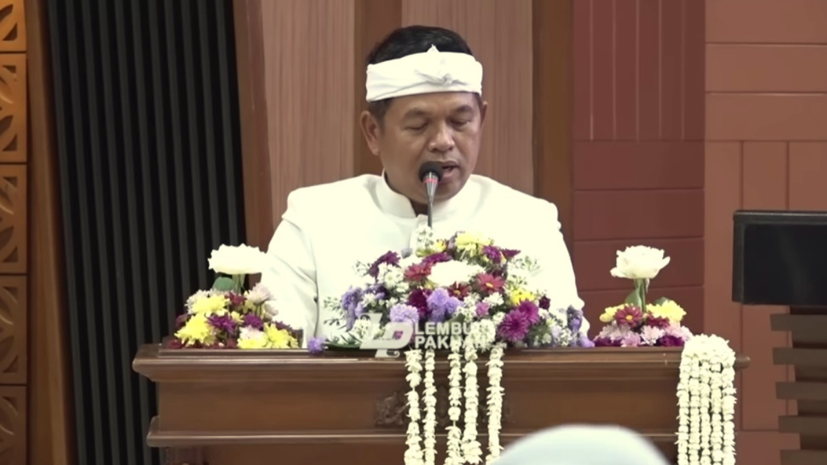 Gubernur Jawa Barat, Dedi Mulyadi menjelaskan anggaran infrastruktur di Tasikmalaya.