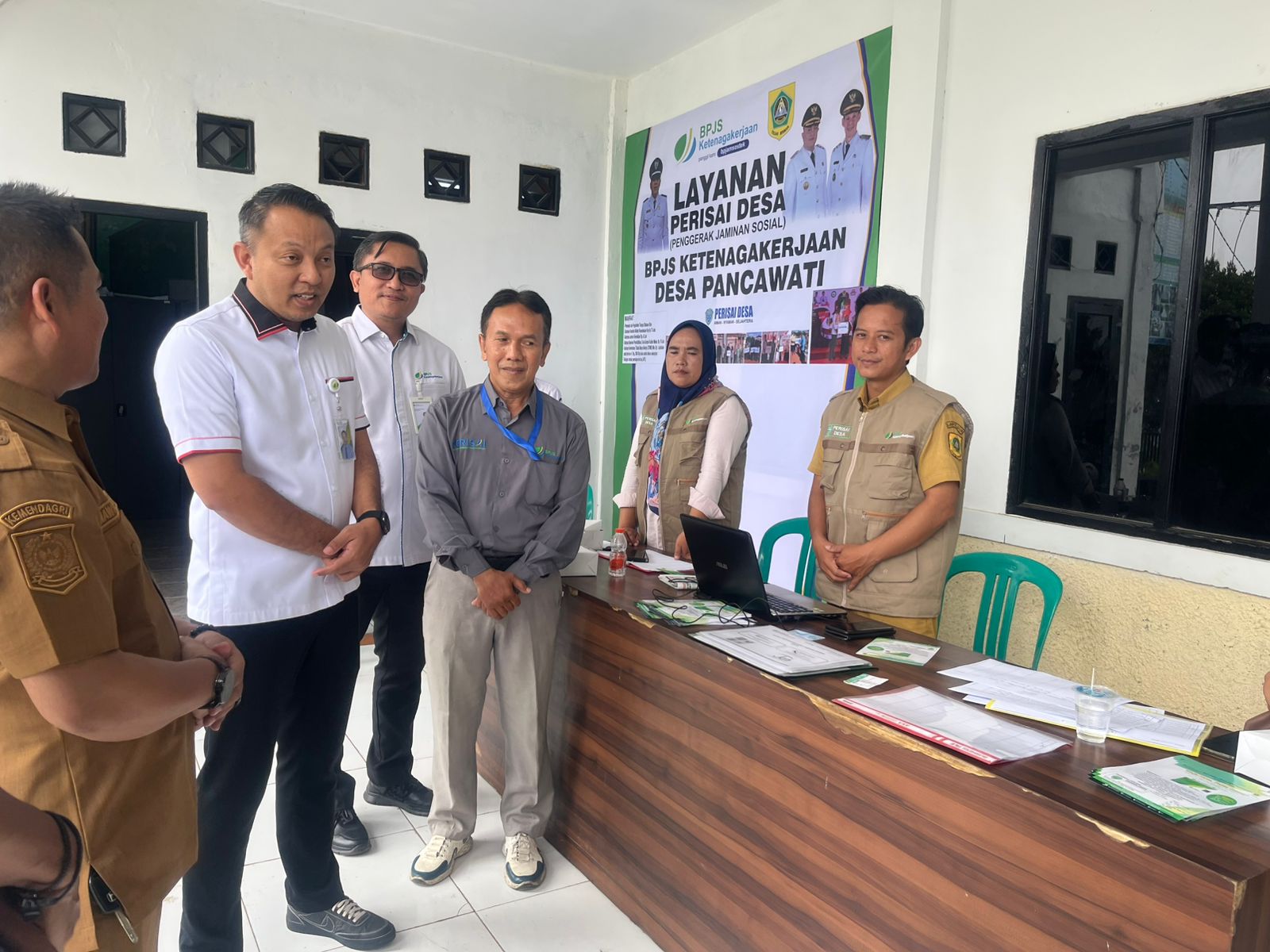 BPJS Ketenagakerjaan Bogor Cileungsi, saat melaksanakan PERISAI Desa se-Kabupaten Bogor.