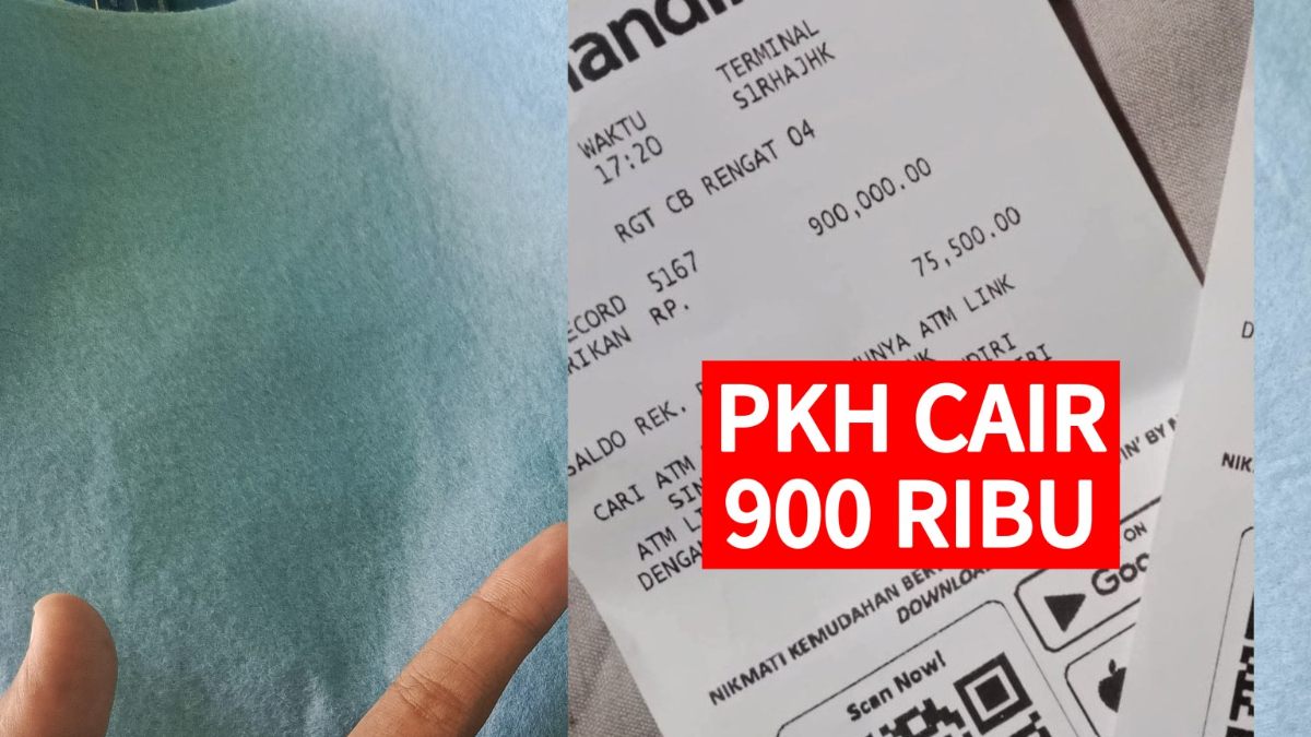 Ilustrasi bukti pencairan bansos