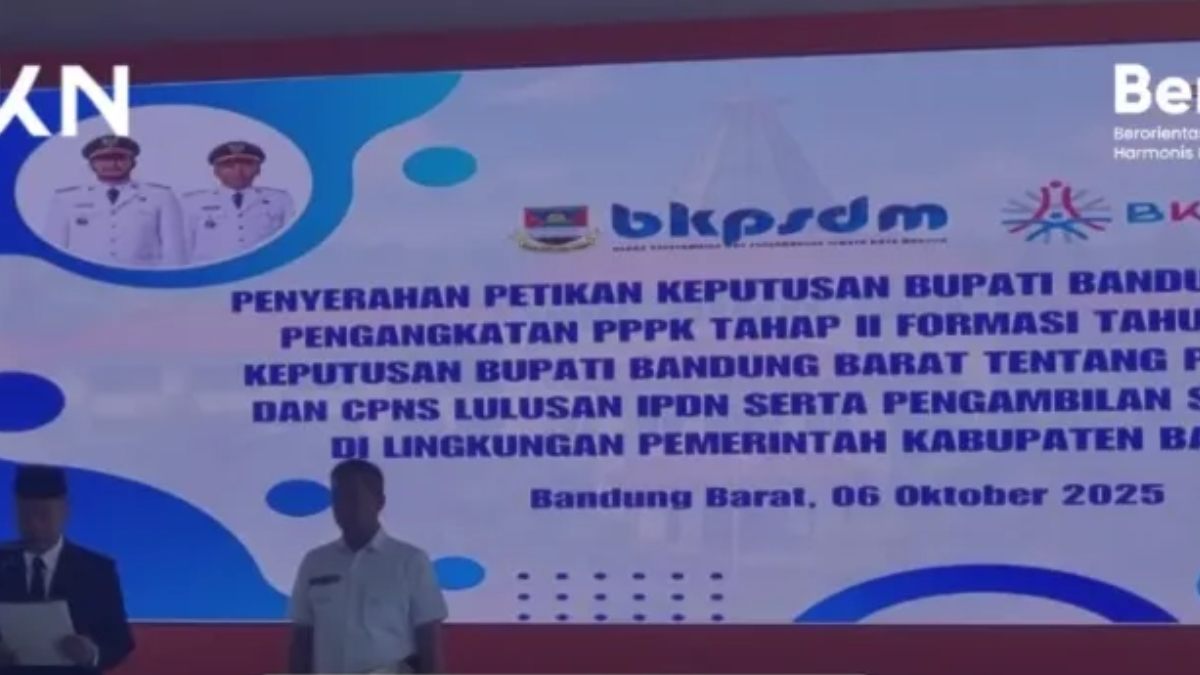 Pengangkatan 215 PPPK tahap 2 Pemkab Bandung Barat.