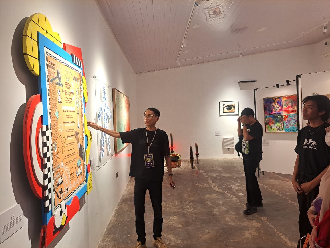 Komunitas Art Speaks Justice kembali menggelar pameran karya seni pada Selasa 21 Oktober 2025.